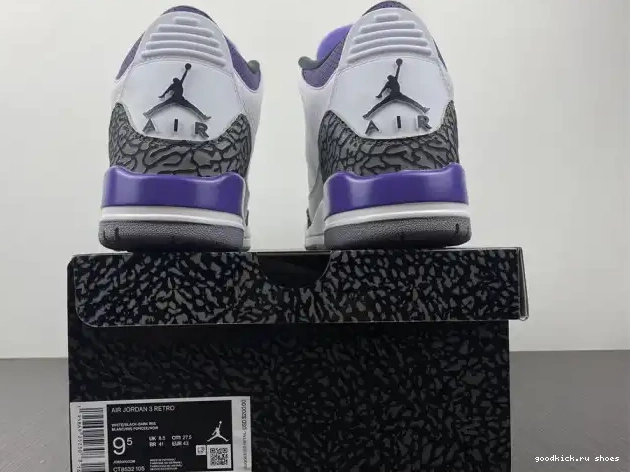 80% Off Sale 3 Retro Jordan CT8532-105 Iris' Air 'Dark 0527